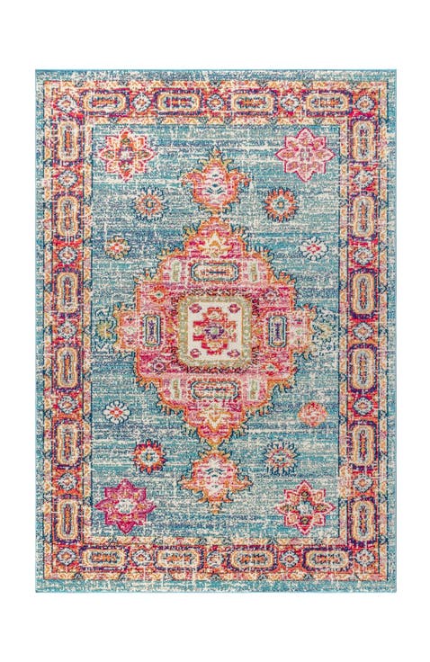 Bohemian FLAIR Boho Vintage Medallion Area Rug