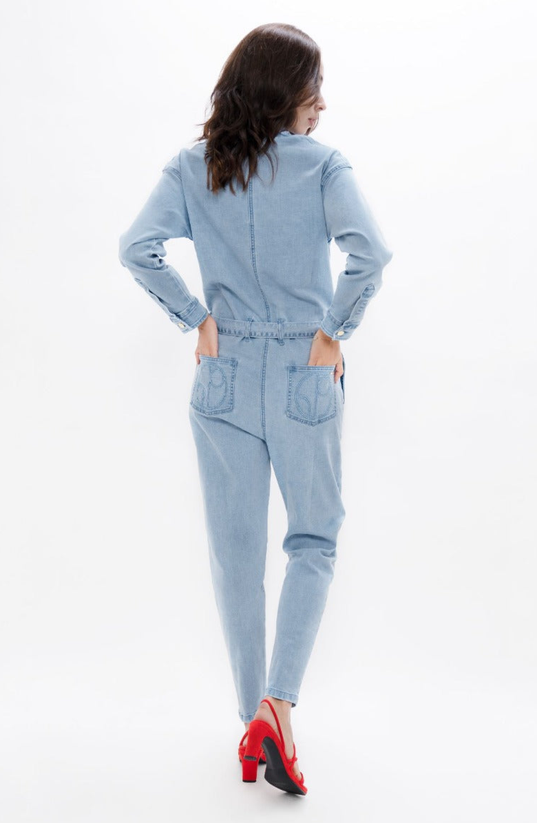 1People-US San Francisco Denim Boilersuit in Sky, Alternate, color, Sky