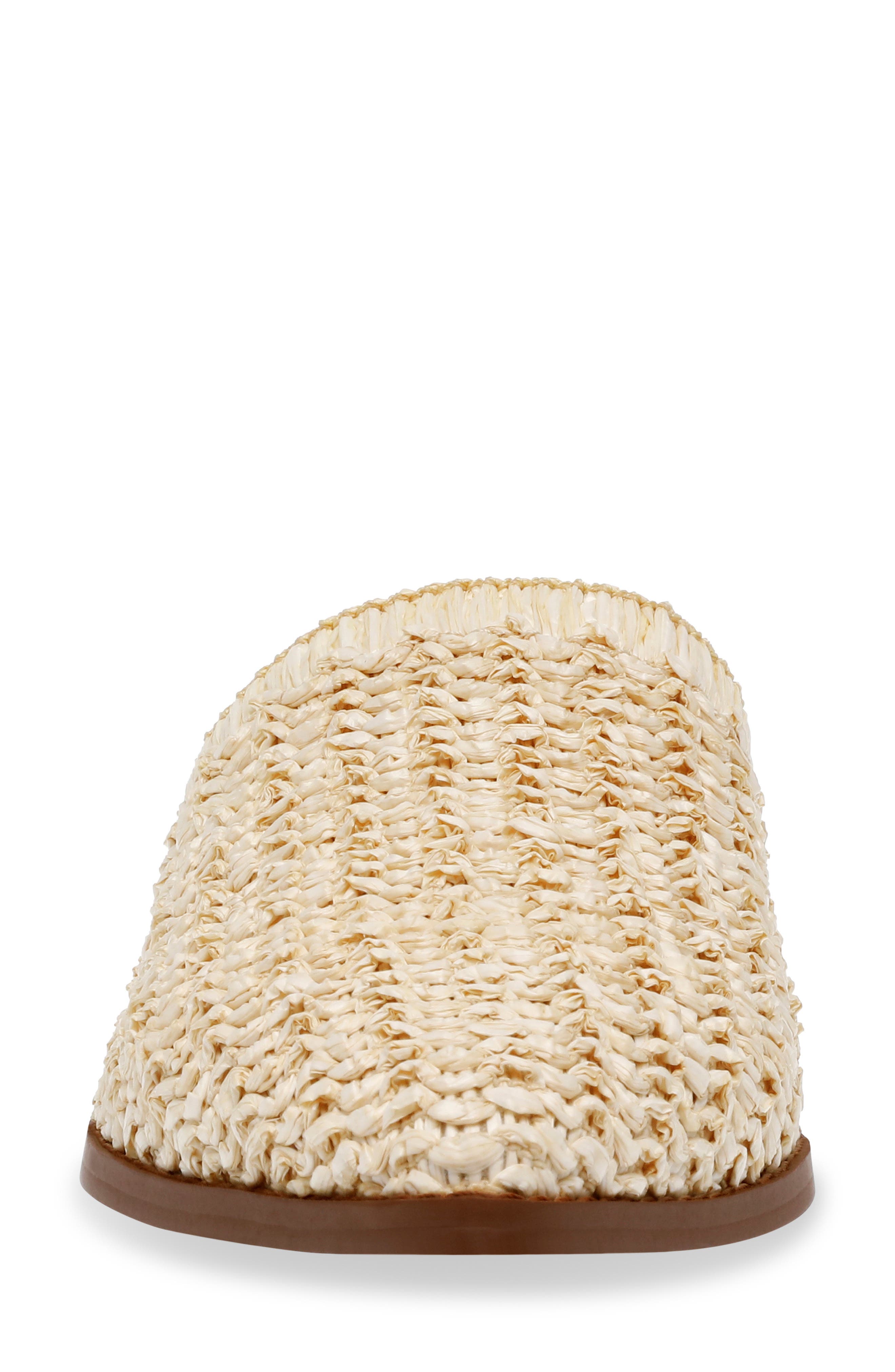 Valdez Knit Mule, Alternate, color, NATURAL RAFFIA