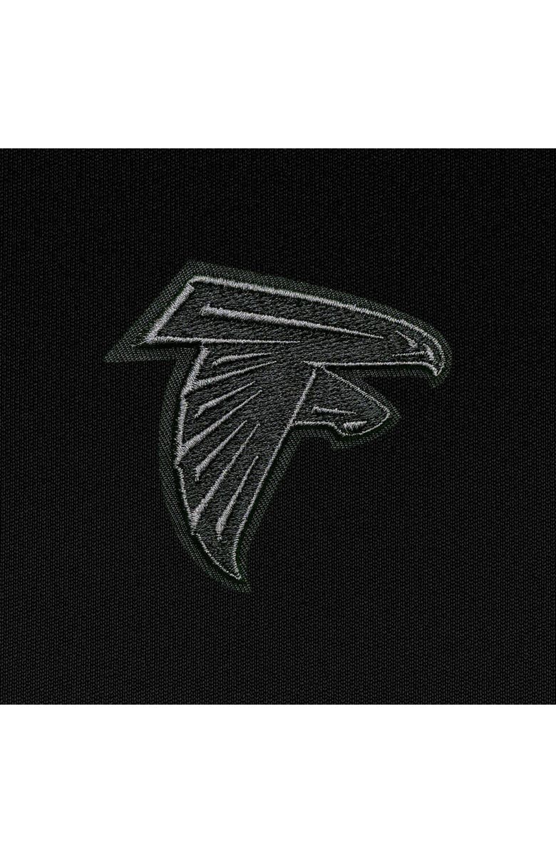 ANTIGUA Men's Antigua Black Atlanta Falcons Tonal Logo Victory Full-Zip Hoodie, Alternate, color, Black