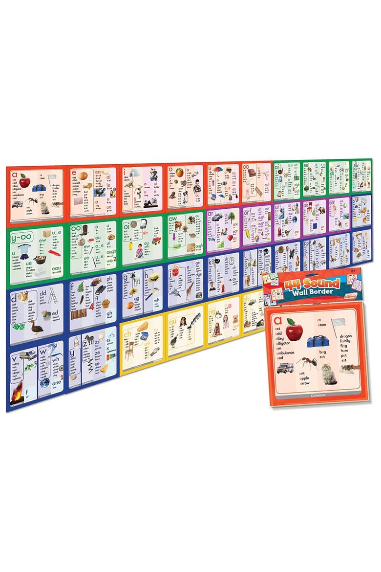 JL466 44 Sound Wall Border, Main, color, Multicolored