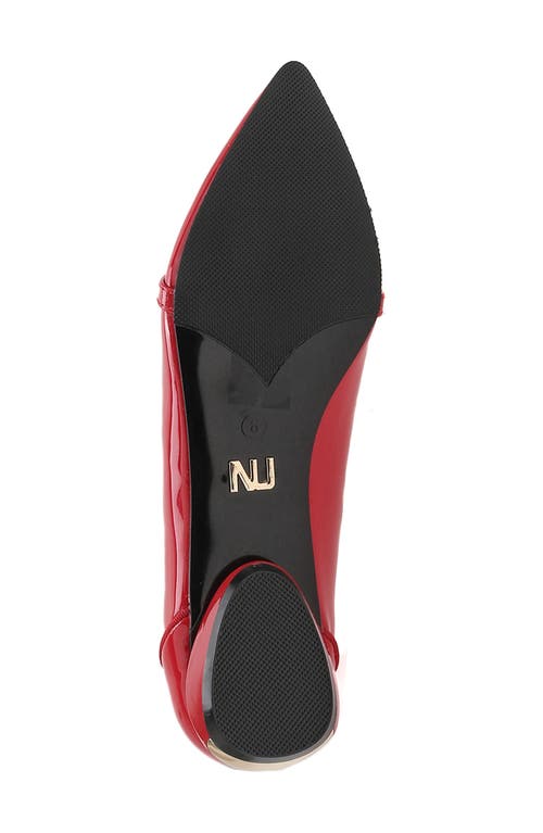 Ninety Union Mira Pointed Toe Flat In Red
