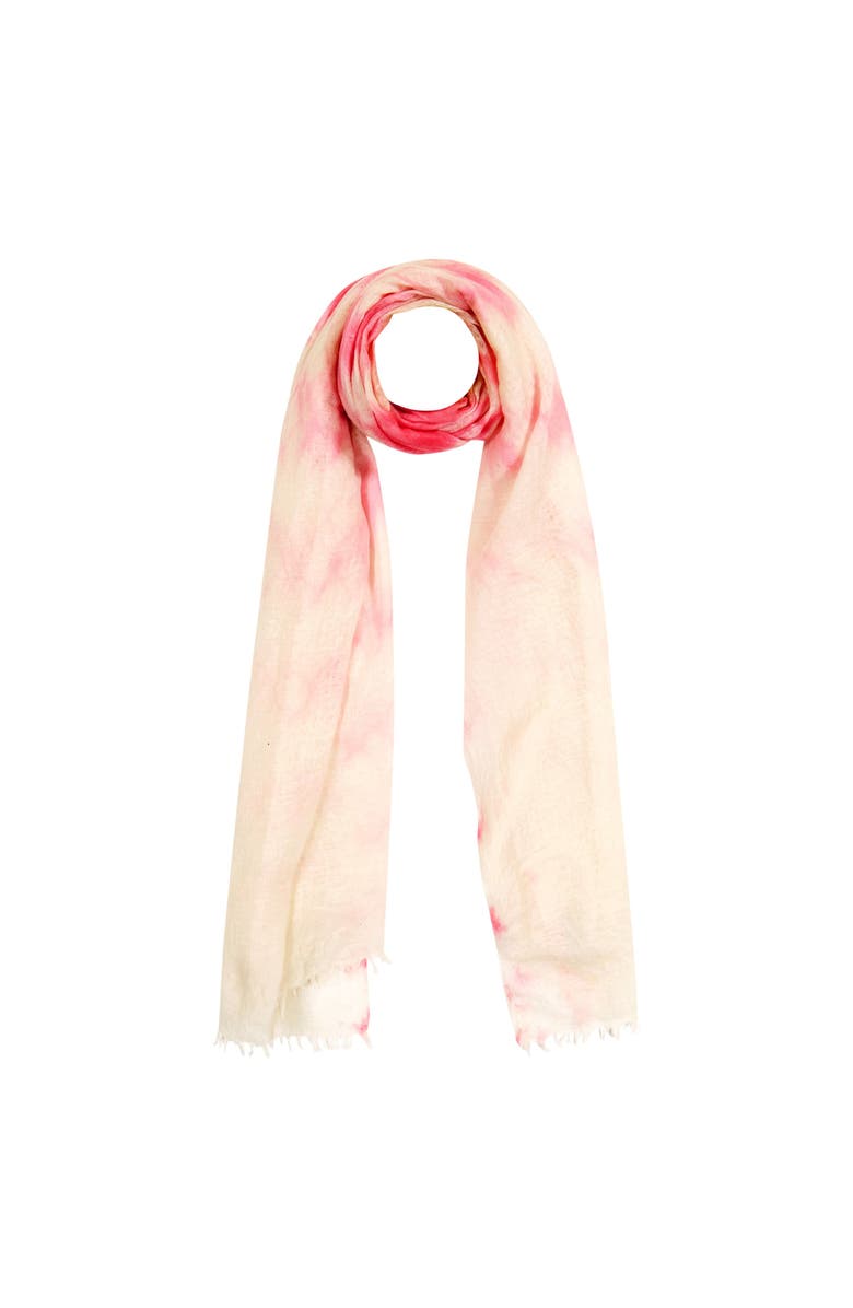 Mer St. Barth Cashmere Dip Dye Shawl, Alternate, color, Blush Pink