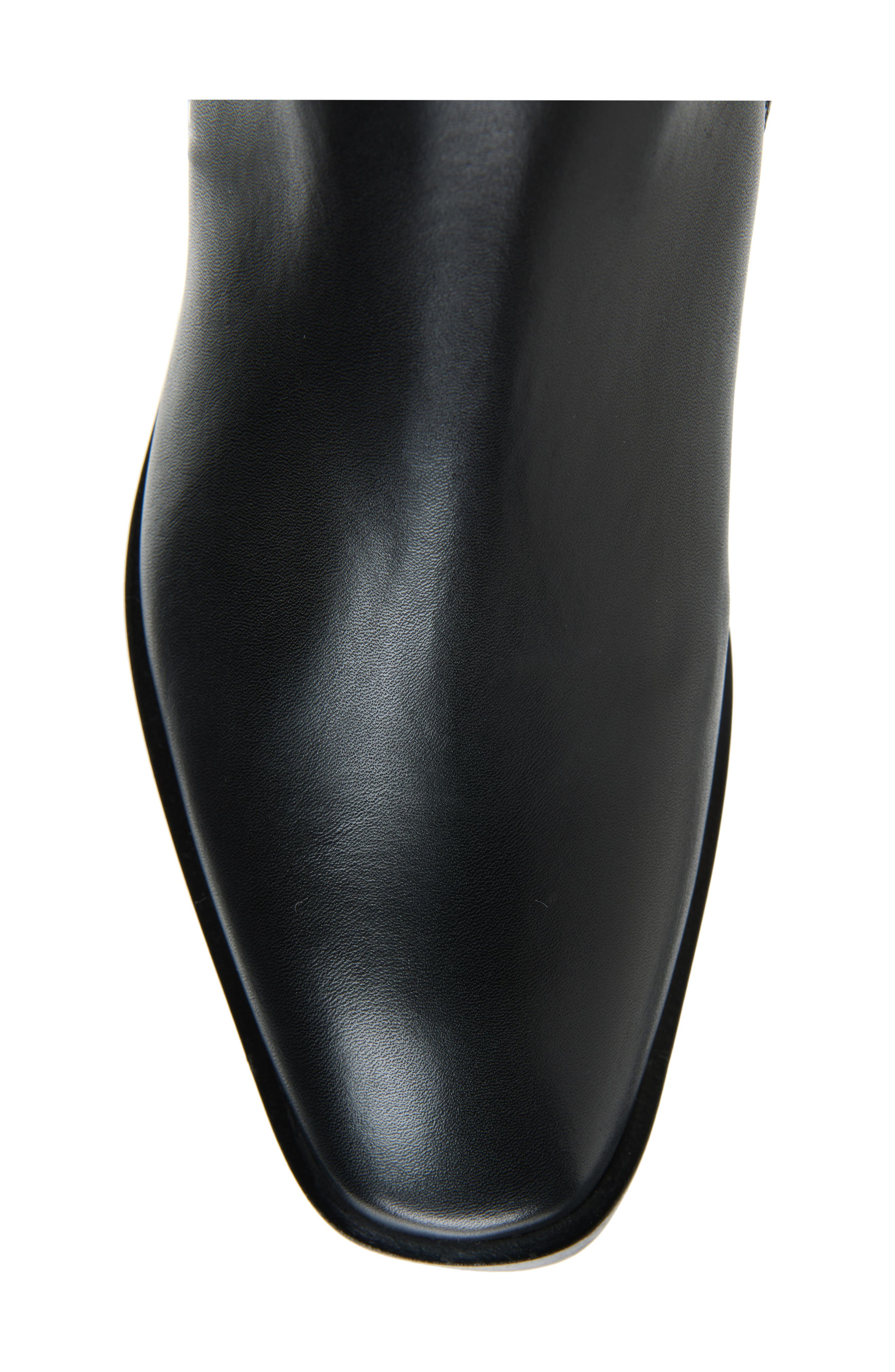 Aquatalia Roxy Tall Boot, Alternate, color, Black Tumbled