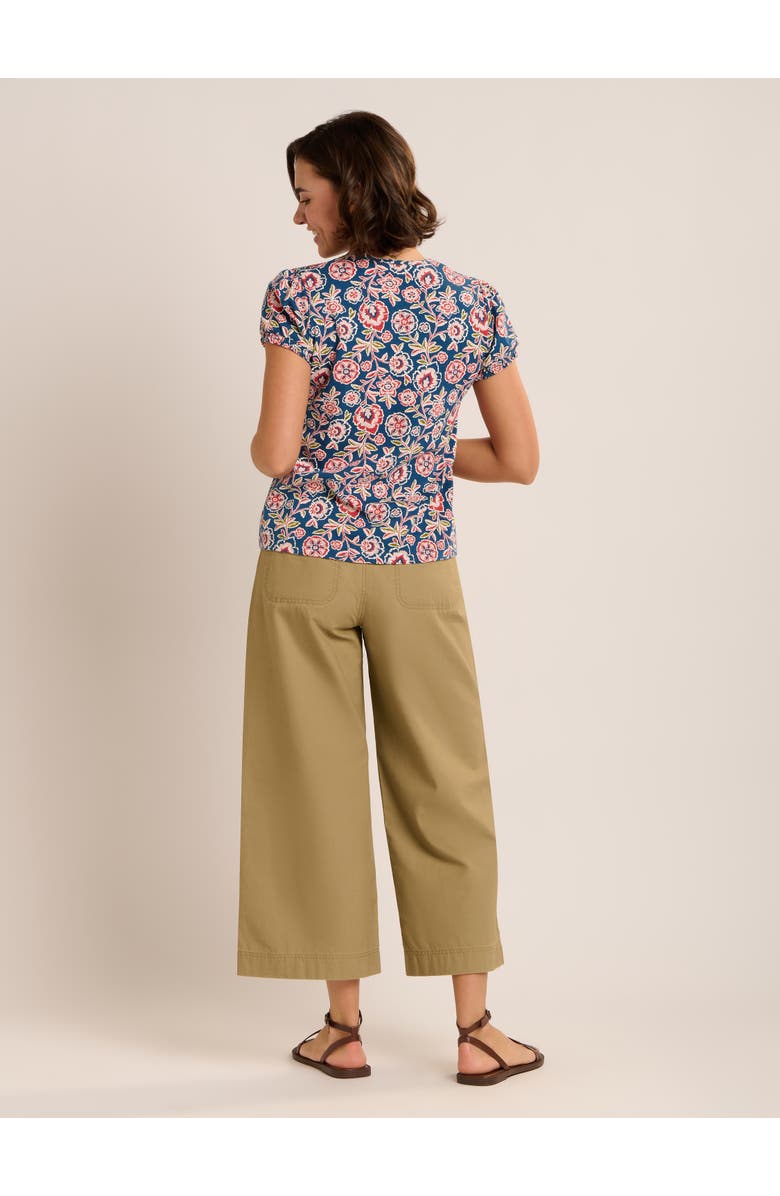 Brakeburn Sheridan Soft Floral Blouse, Alternate, color, Blue