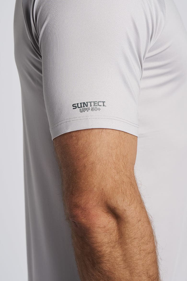 Unisex Suntect Shield Shirt Performance Short Sleeve T-Shirt, UPF 50+ Sun Protection, Alternate, color, Sleek Grey