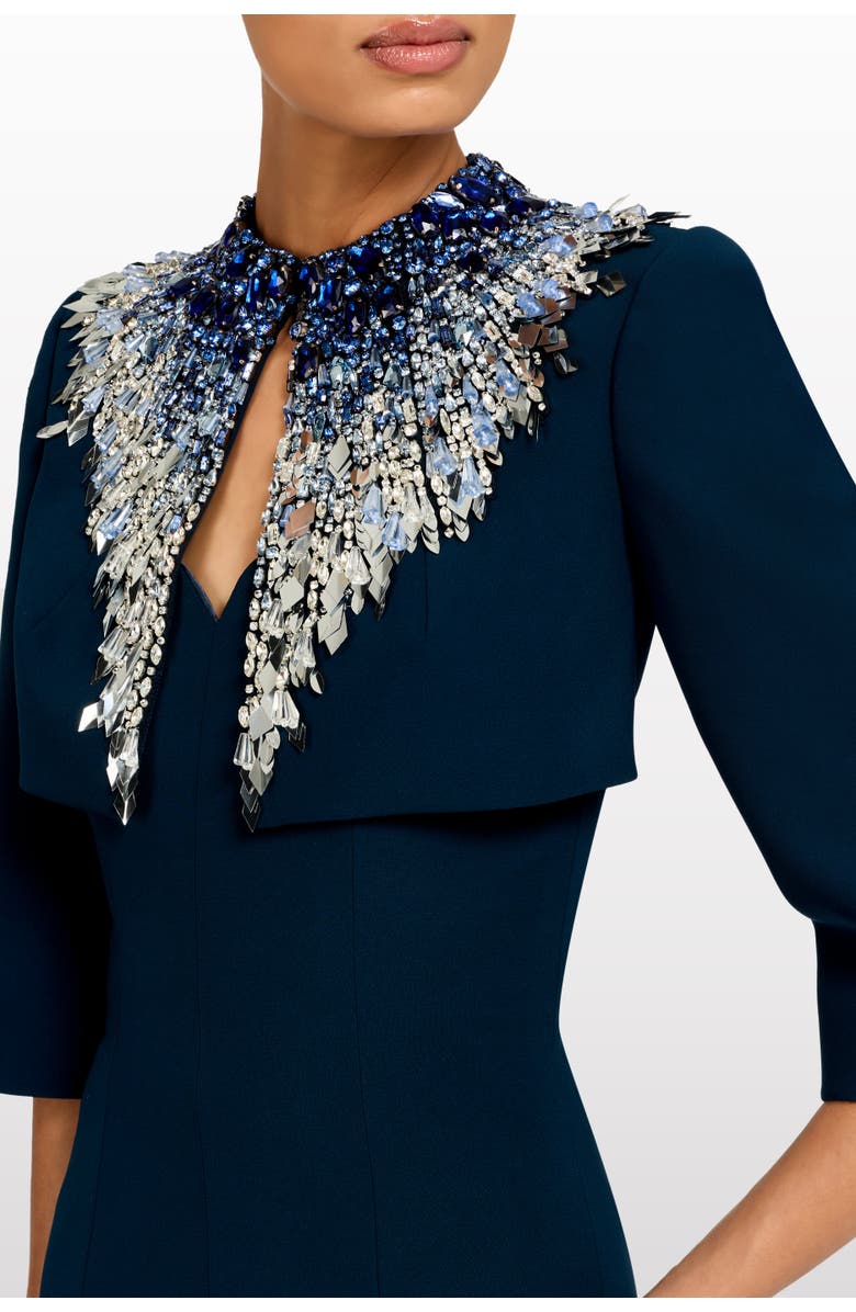 Jenny Packham Dexy Maxi Dress, Alternate, color, Liquorice