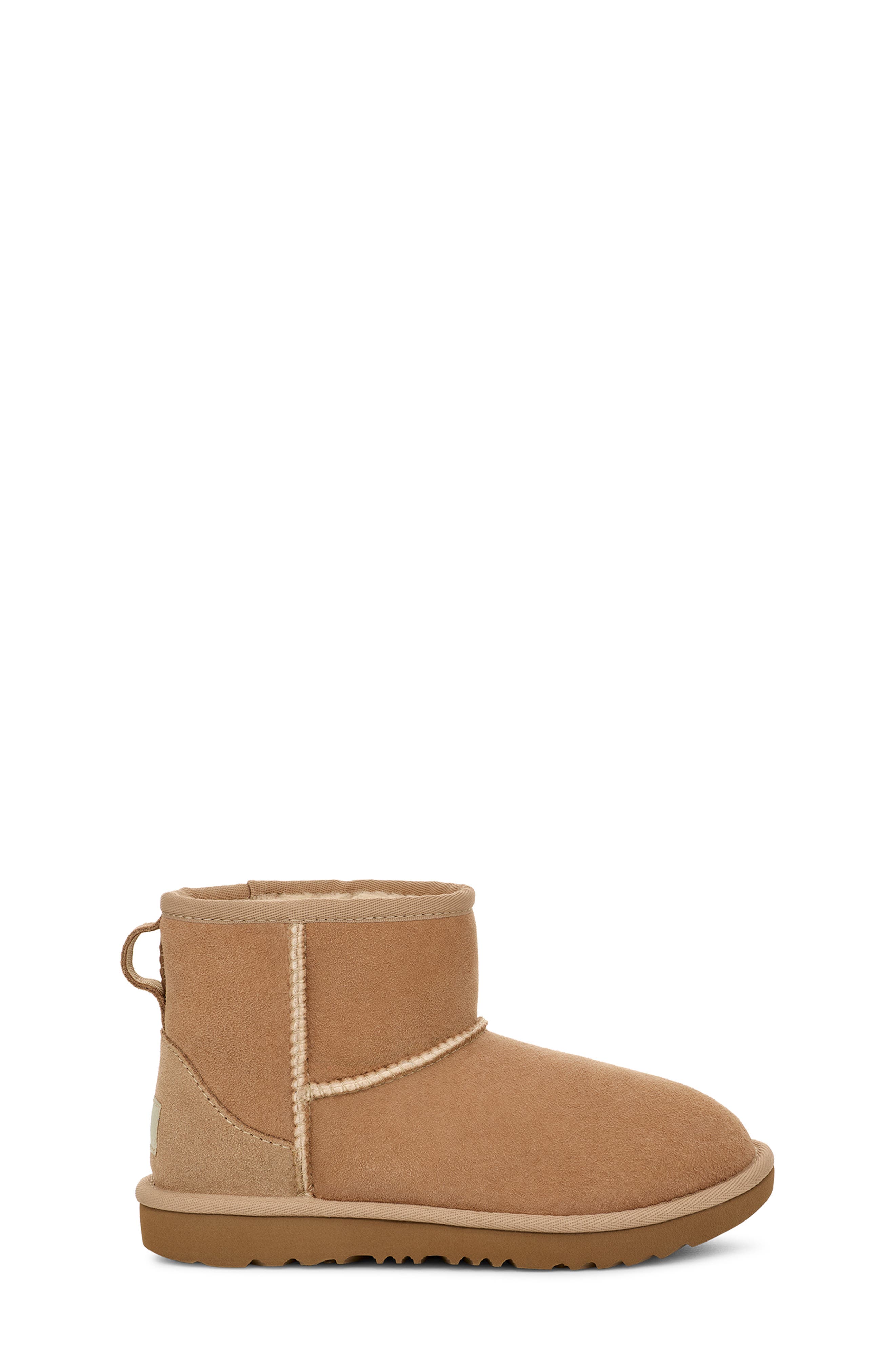 UGG<sup>®</sup> Kids' Classic Mini II Water Resistant Genuine Shearling Boot, Alternate, color, Sand
