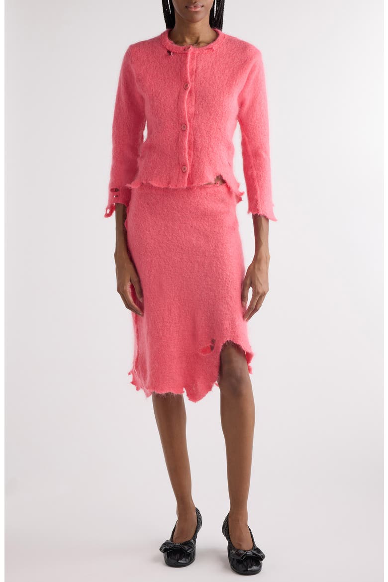 Kiruna Boiled Knit Cardigan, Main, color, PINK