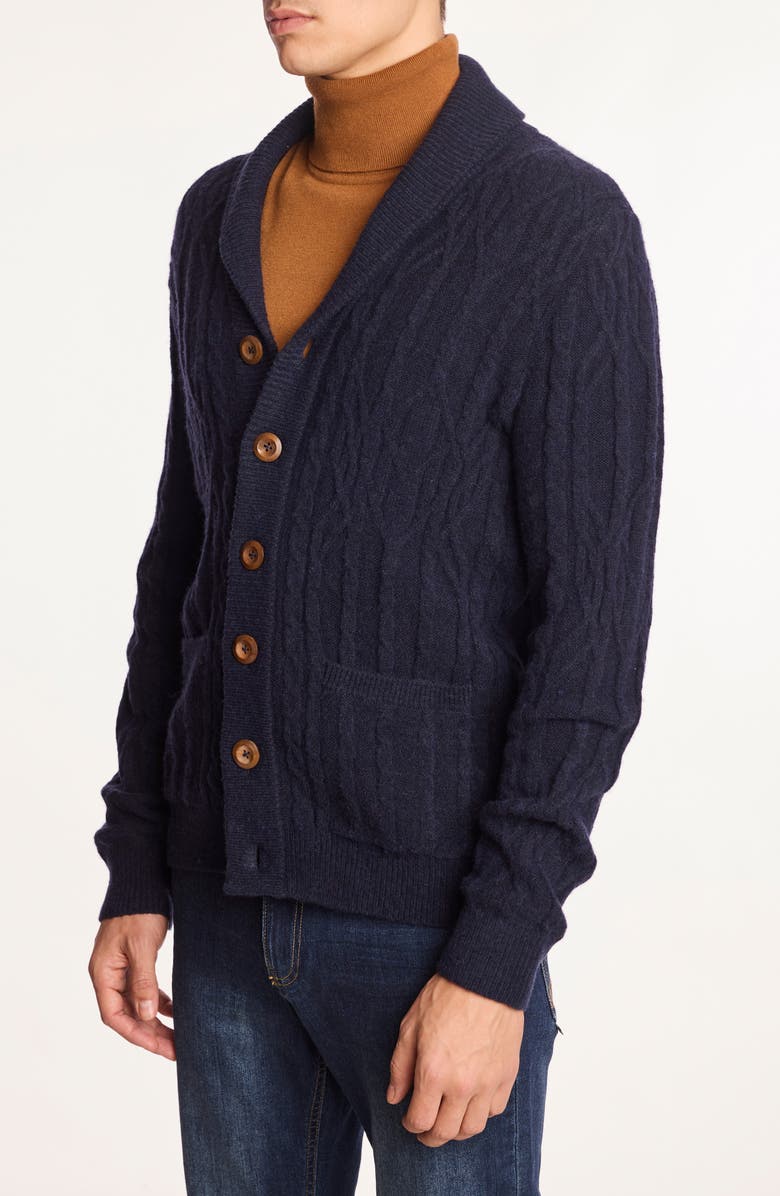 PAISLEY & GRAY Shawl Collar Cardigan, Alternate, color, Midnight Navy