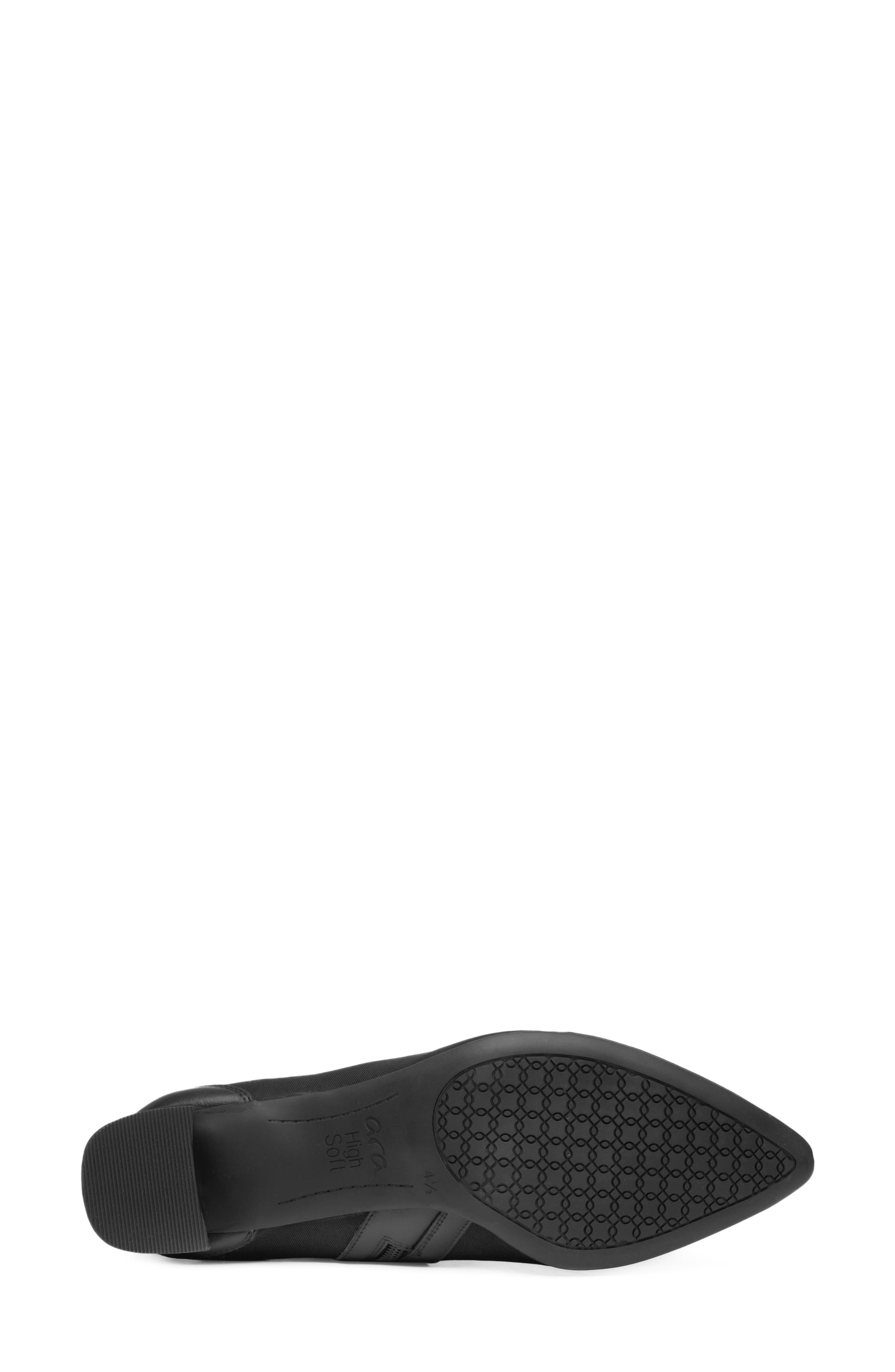 Arbor Pointed Toe Bootie, Alternate, color, BLACK