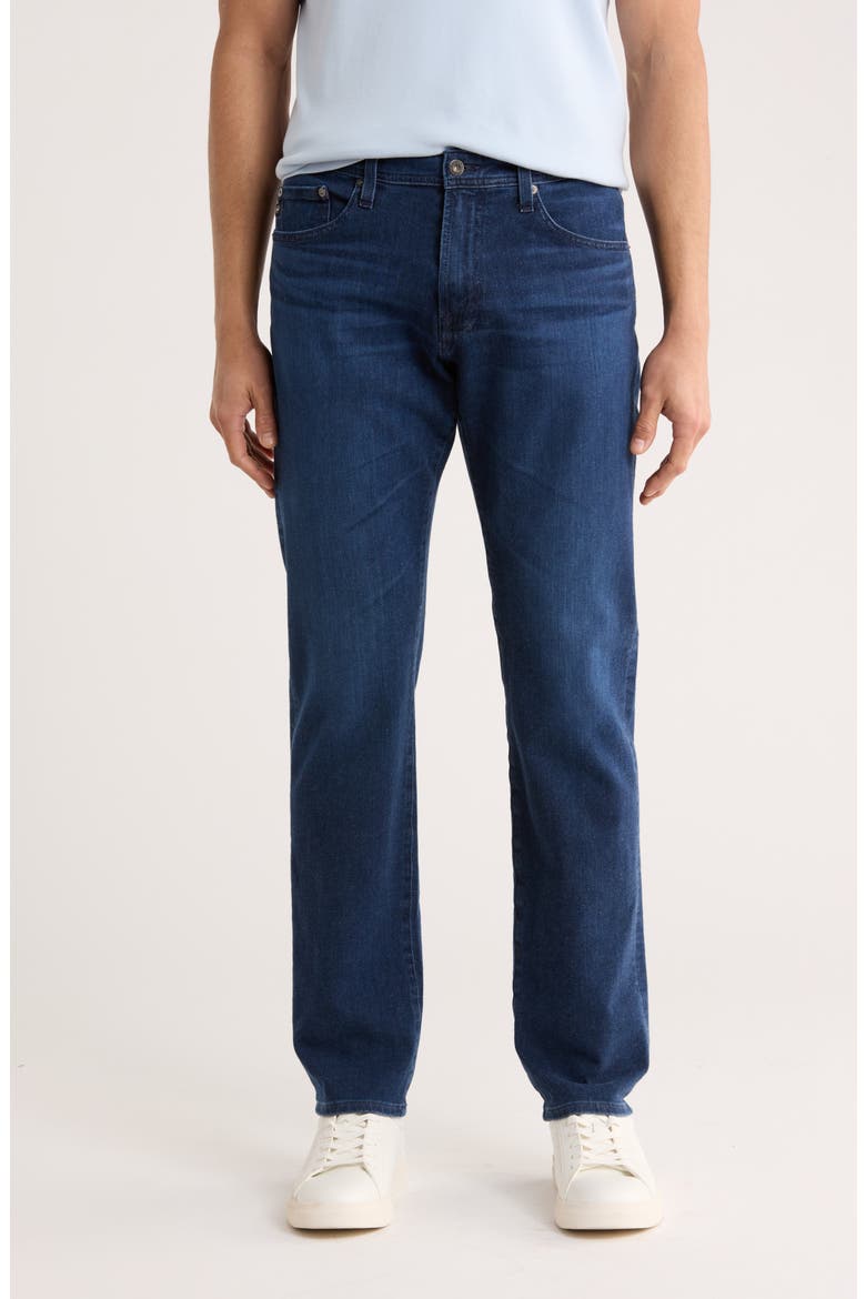 Everett Slim Straight Leg Jeans, Main, color, POSTMAN