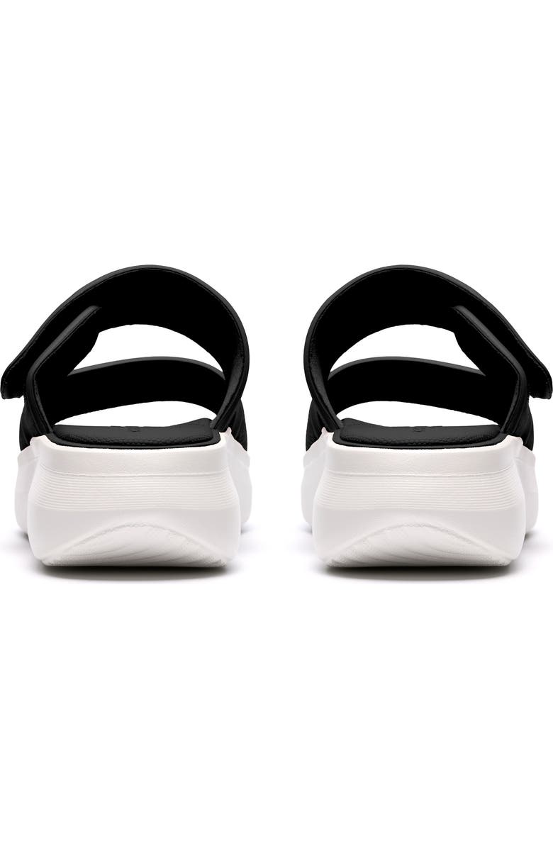 Clarks<sup>®</sup> Solevana Star Platform Slide Sandal, Alternate, color, Black