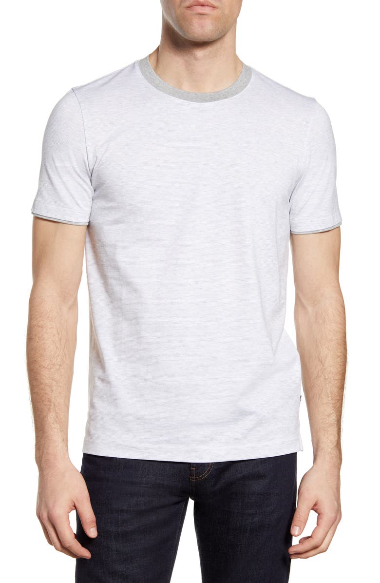 BOSS HUGO BOSS Tessler Crew Neck Ringer T-Shirt, Main, color, 