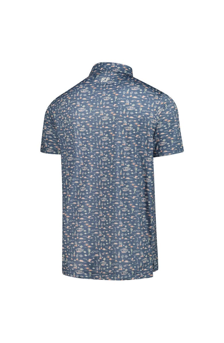 FOOTJOY Men's FootJoy  Blue WM Phoenix Open ProDry All Over Print Polo, Alternate, color, Blue