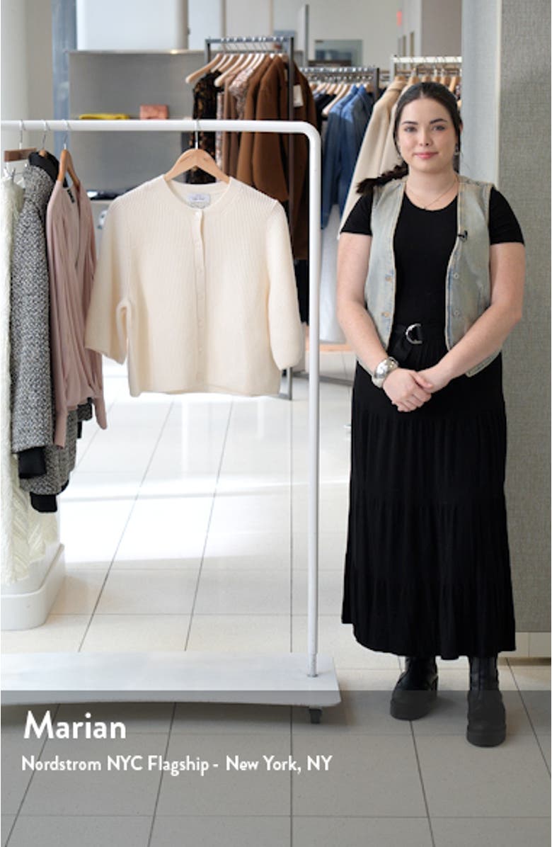 Wool Rib Cardigan, sales video thumbnail