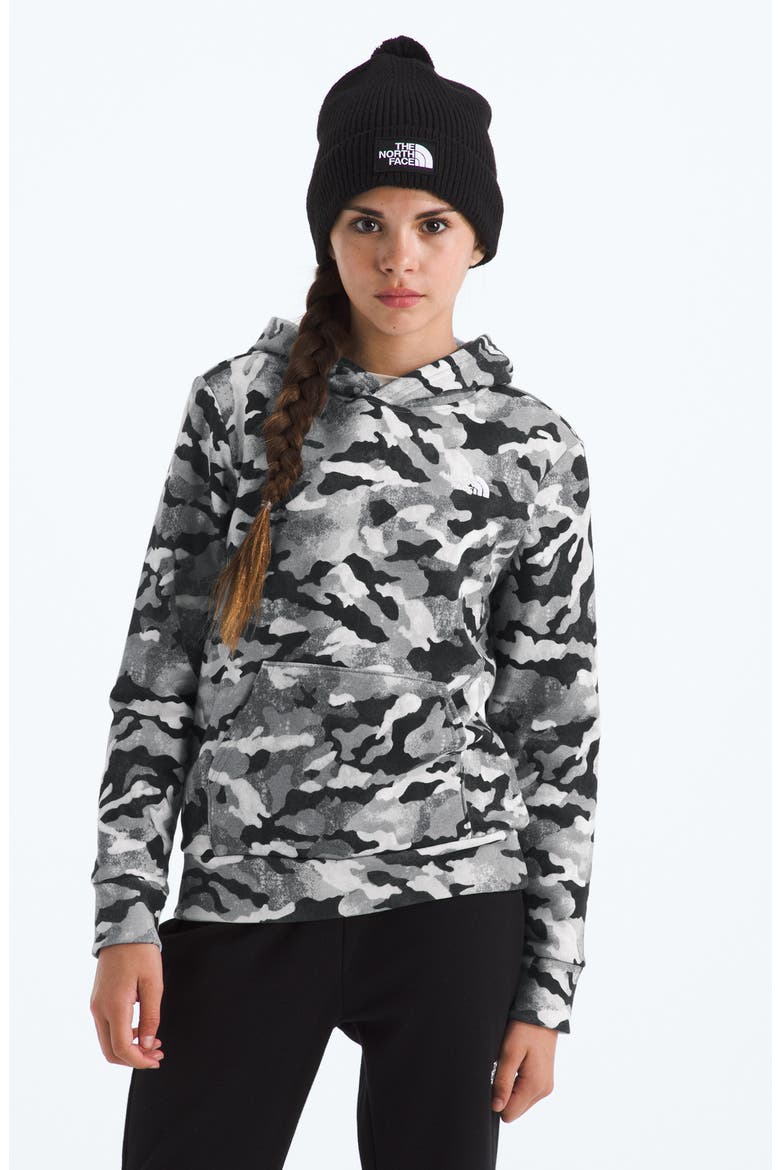 Kids' Teen Evolution Cotton Blend Terry Fleece, Alternate, color, SMOKED PEARL TNF CAMO
