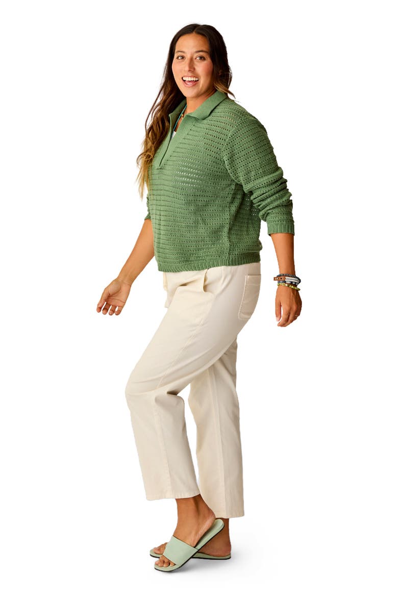 Zoe Twill Pant, Alternate, color, Birch
