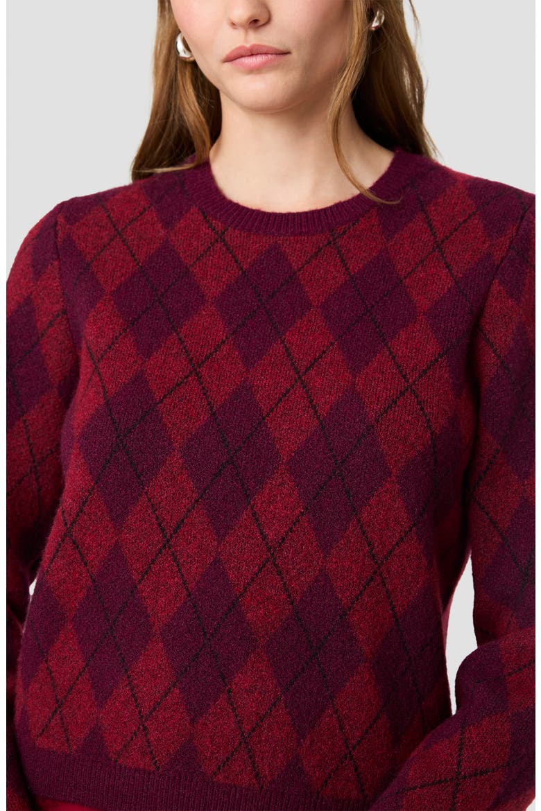 Koda Argyle Jacquard Knit Sweater, Alternate, color, ARGYLE