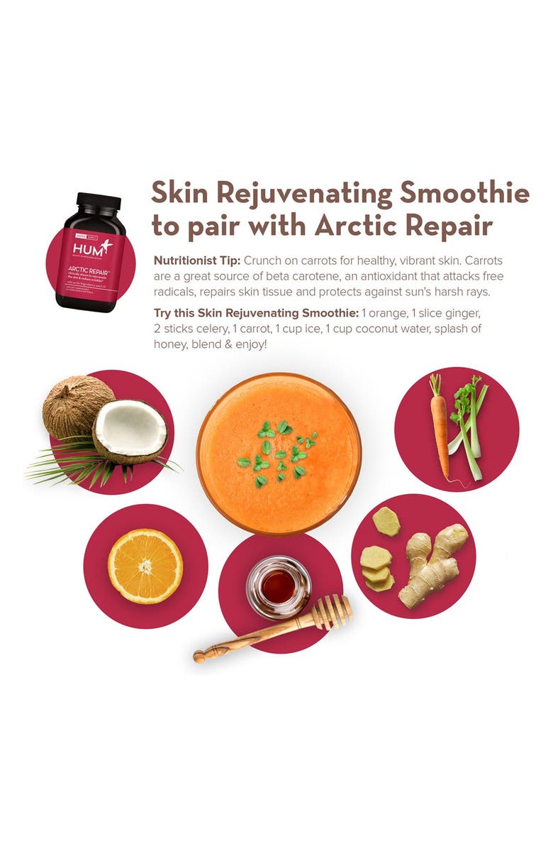 Hum Nutrition Arctic Repair Supplement for Fine Lines and Wrinkles, Alternate, color, 