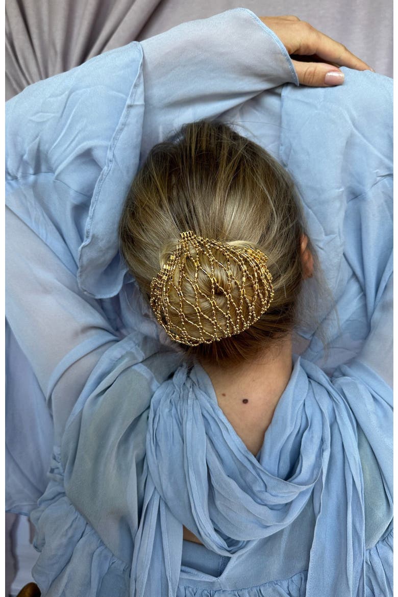 Petite Imperial Snood, Alternate, color, Gold