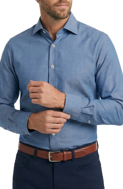 Albini Melange Herringbone Cotton Flannel Shirt