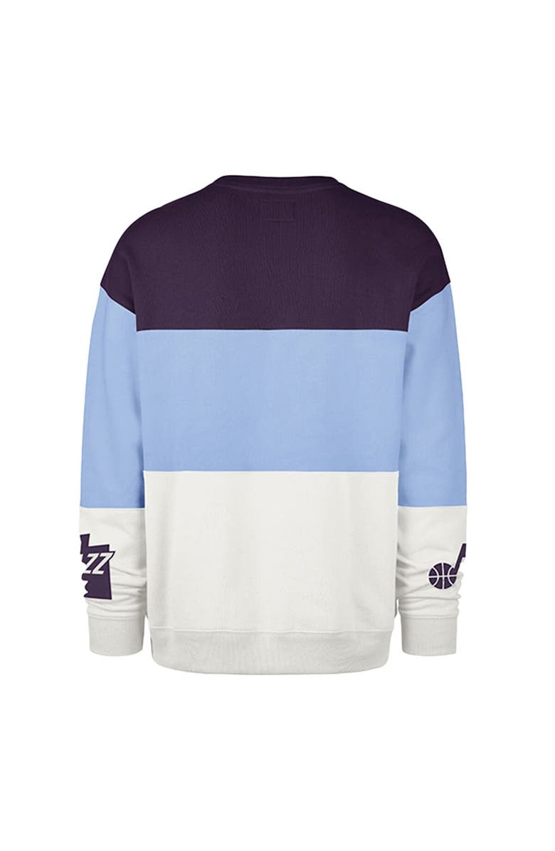 '47 Unisex '47 Light Blue Utah Jazz 2024/25 City Edition On Five Maximalist Pullover Sweatshirt, Alternate, color, 