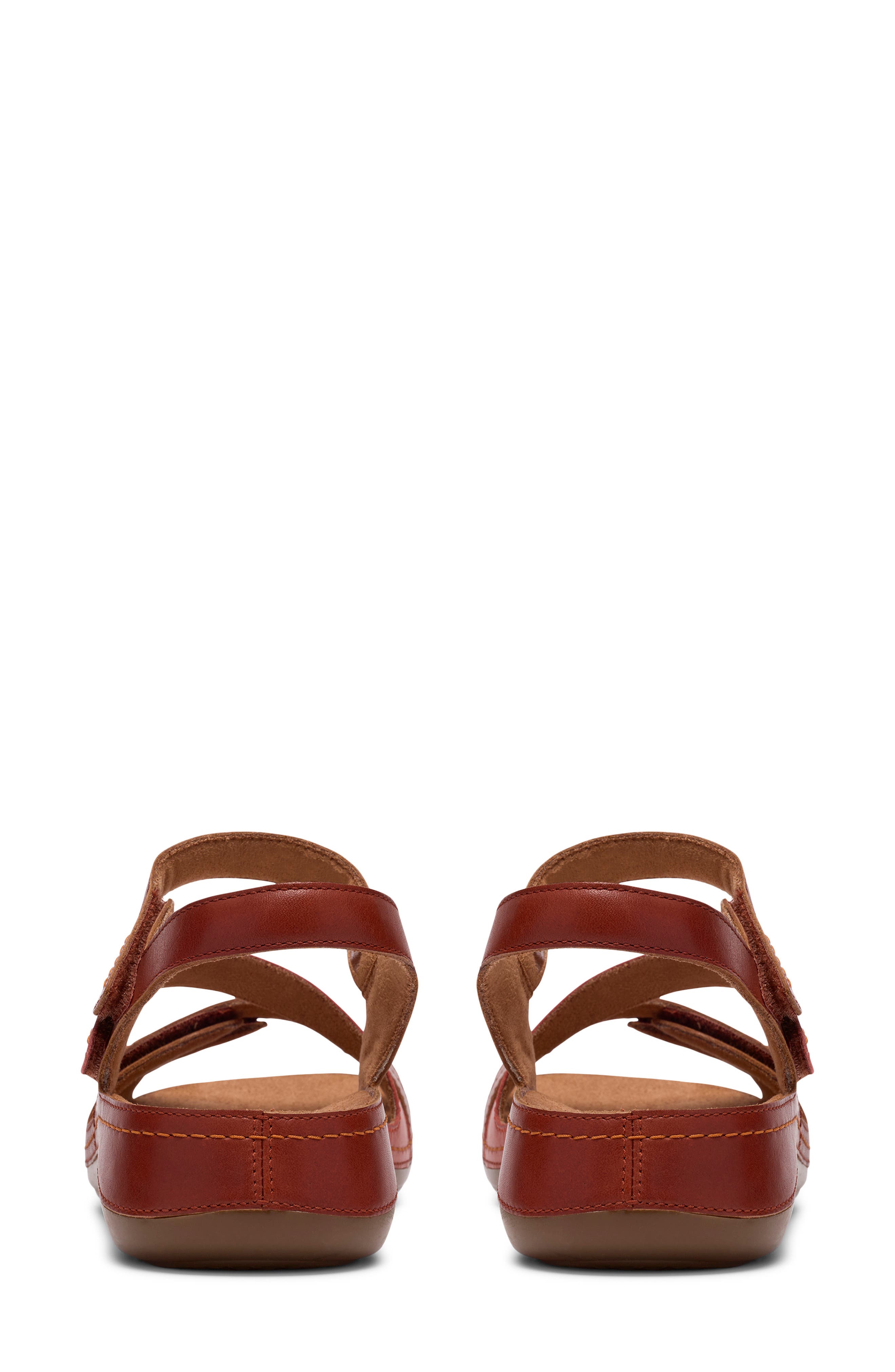 Cecily Strappy Sandal, Alternate, color, BURNT ORANGE COMBO