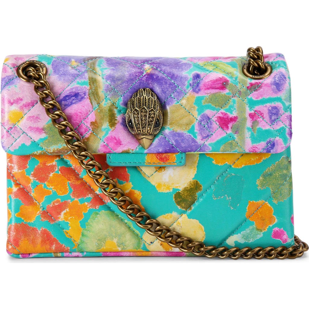 Kurt Geiger London Mini Kensington Quilted Crossbody Bag In Multi