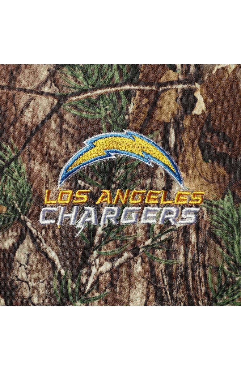 DUNBROOKE Men's Dunbrooke Realtree Camo Los Angeles Chargers Circle Champion Tech Fleece Pullover Hoodie, Alternate, color, Realtree Camo