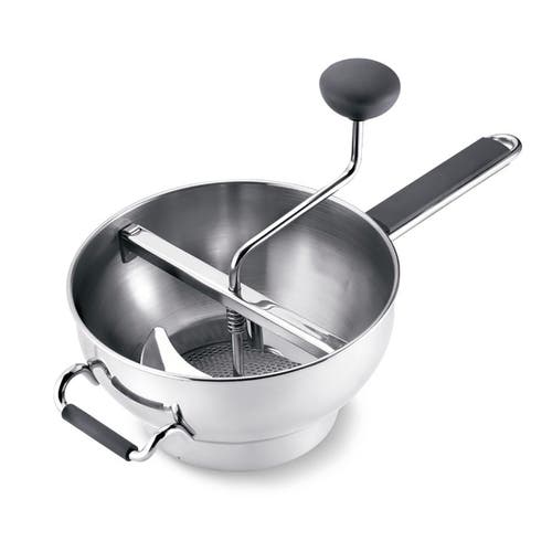 Cuisipro Deluxe Food Mill With 3 Disks In Silver