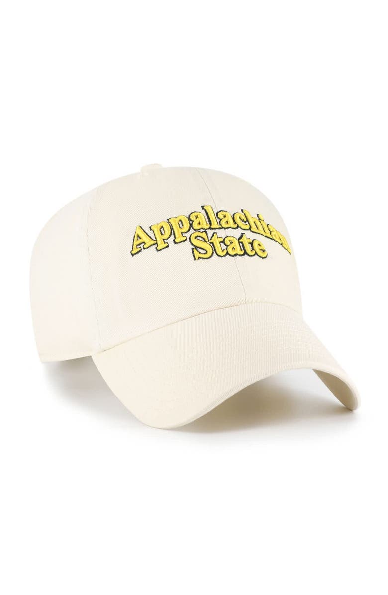'47 Men's '47 Sand Appalachian State Mountaineers Clean Up Adjustable Hat, Alternate, color, Cream