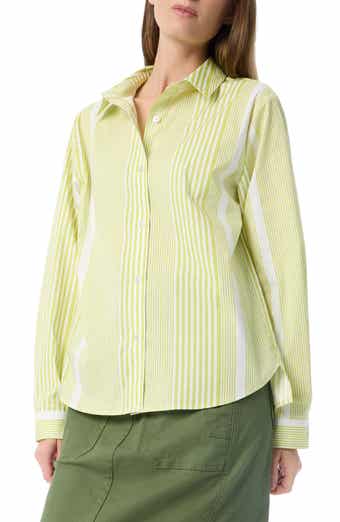 DO by Dee Ocleppo Noelle Stripe Cotton Button-Up Shirt
