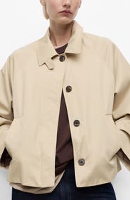 MANGO Newlipa Cotton Blend Jacket