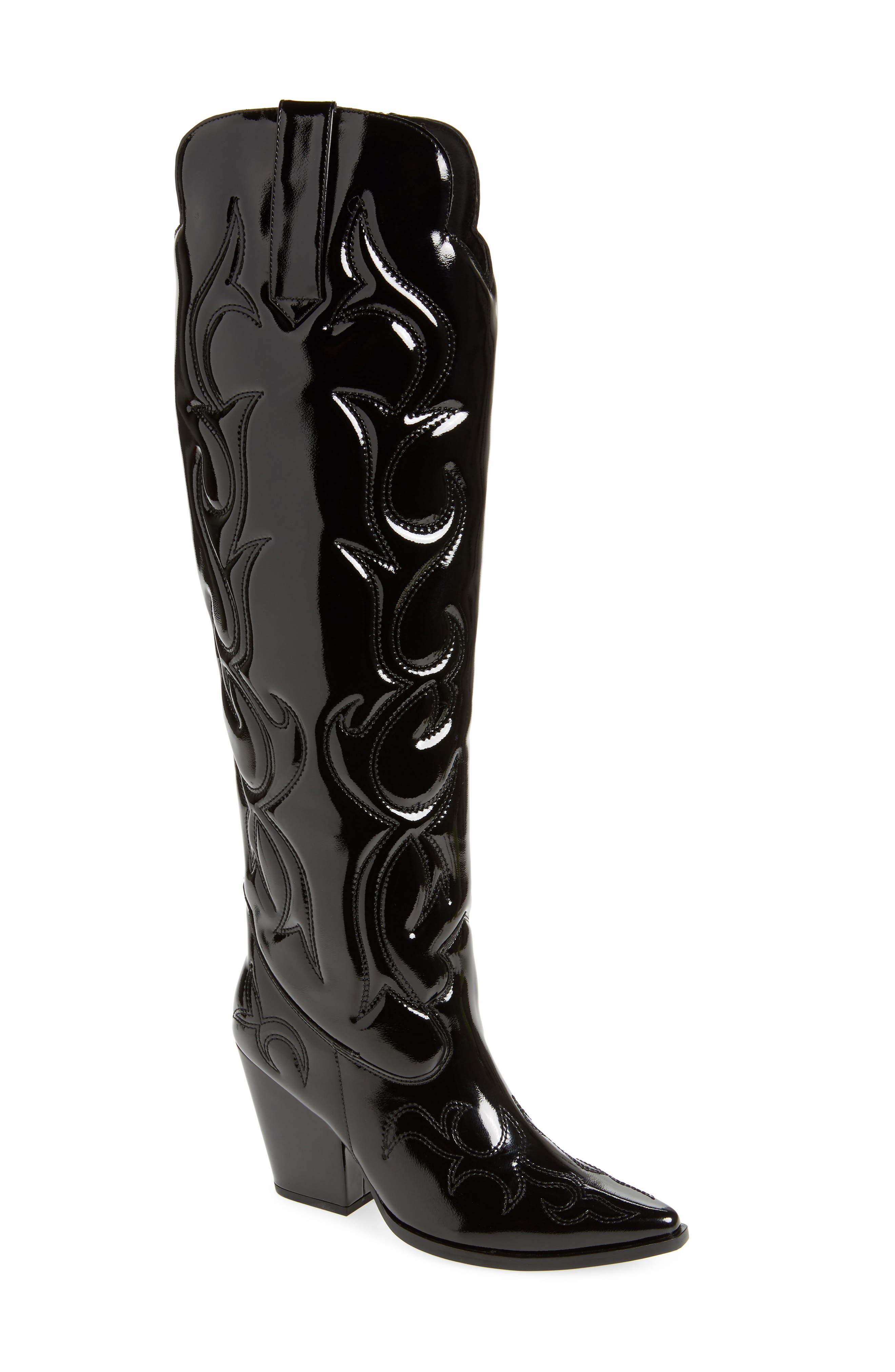 Jeffrey Campbell Amigos Over the Knee Western Boot, Main, color, 