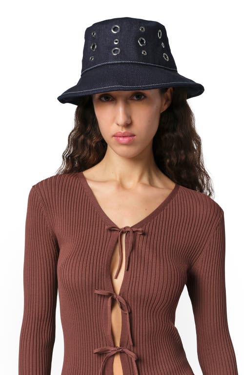 Apparis Slick Bucket Hat In Indigo