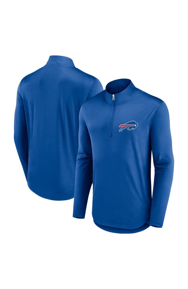 FANATICS Men's Fanatics Branded Royal Buffalo Bills Quarterback Quarter-Zip Top, Main, color, Royal