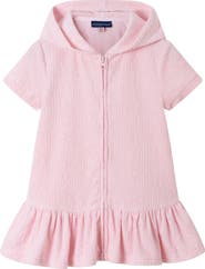 Andy & Evan Kids' Hooded French Terry Cover-Up Dress