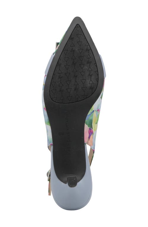 Adrienne Vittadini Sabia Slingback Pump In Blue Multi