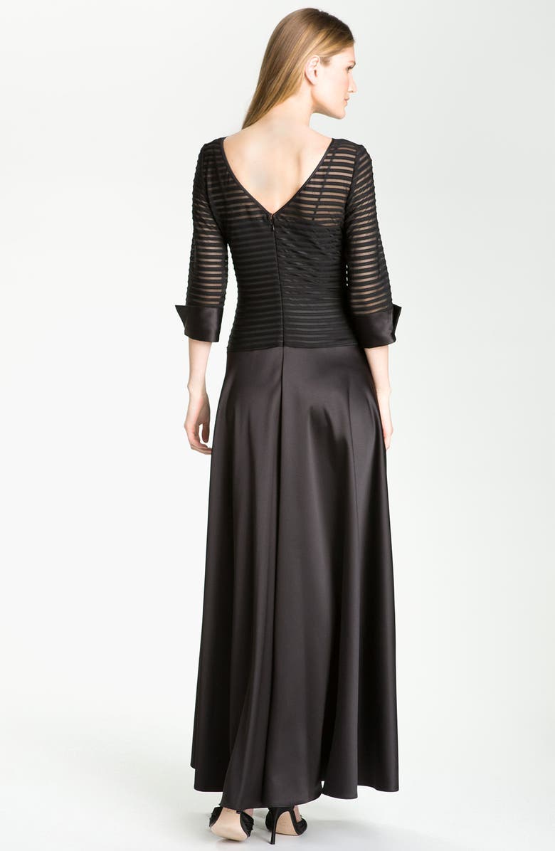 JS Collections Illusion Bodice Dress, Alternate, color, 