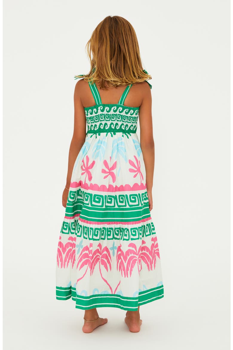 Kids' Little Cami Cotton Maxi Sundress, Alternate, color, TROPICAL PALM
