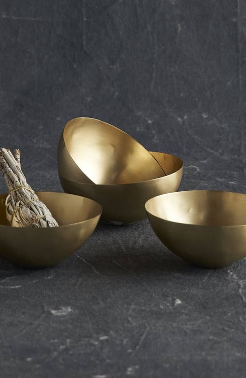 The Collective Bowls Extra Small Set of 4 in Brass  product