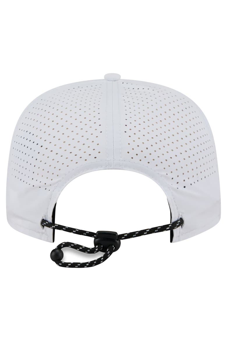 Men's New Era White Chicago White Sox Perforated Golfer Snapback Hat, Alternate, color, White