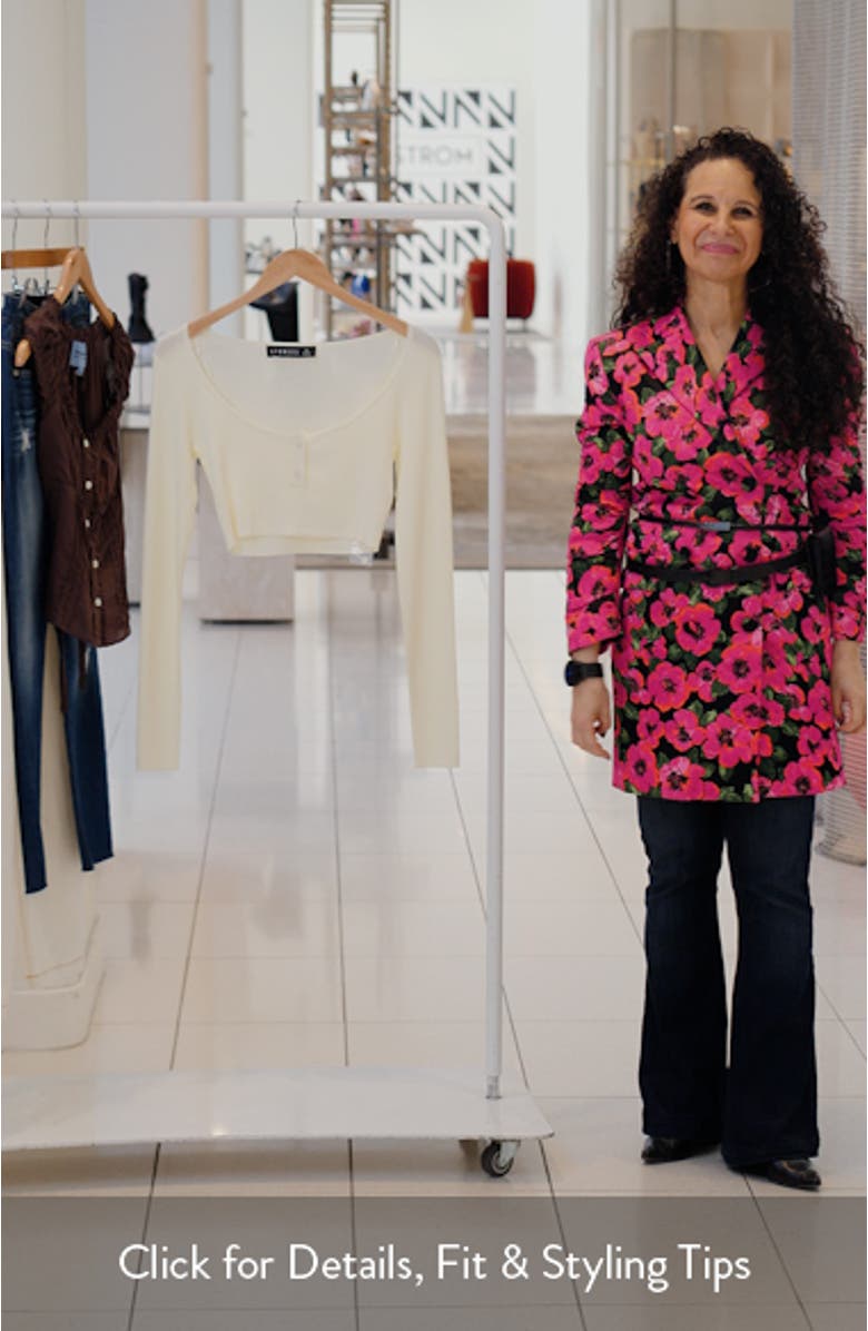 Amour Scoop Neck Crop Top, sales video thumbnail