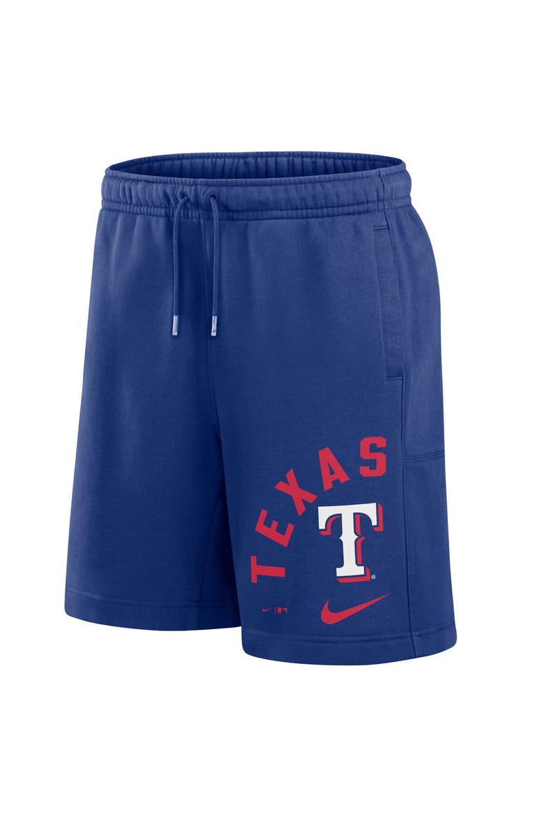 Men's Nike Royal Texas Rangers Arched Kicker Shorts, Alternate, color, Royal