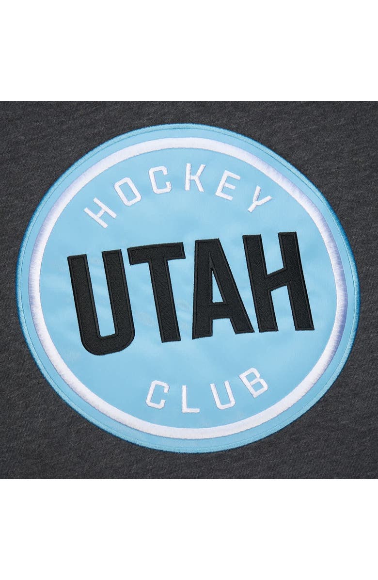 Mitchell & Ness Men's Mitchell & Ness Anthracite Utah Hockey Club Playoff Pullover Hoodie, Alternate, color, Anthracite