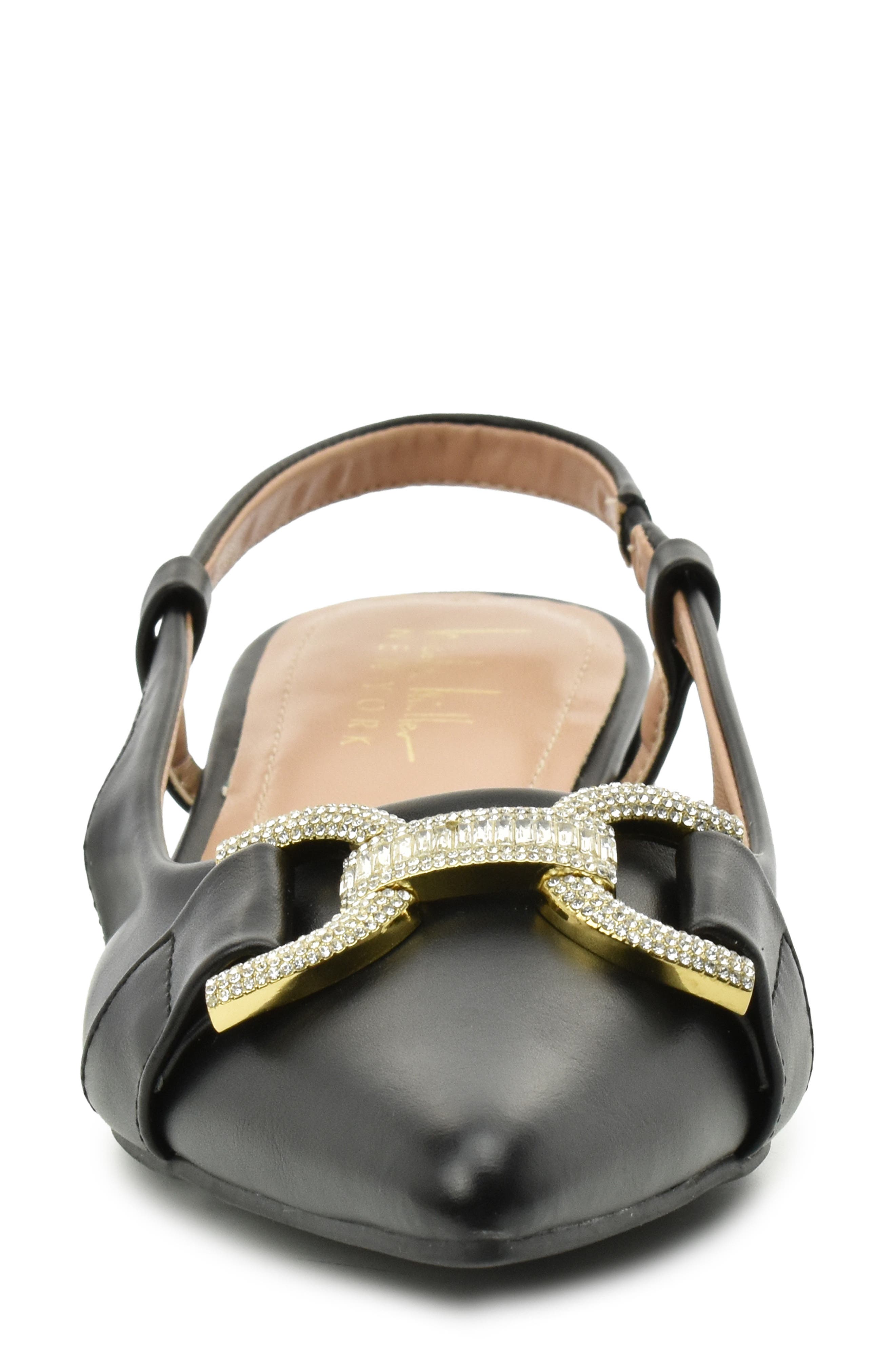 Nicole Miller Rhinestone Bit Slingback Pump, Alternate, color, 