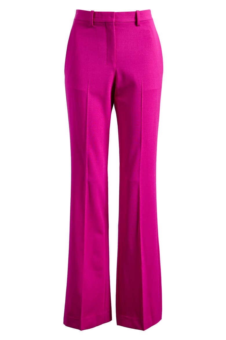 Slim Fit Stretch Wool Trousers, Alternate, color, WILDFLOWER