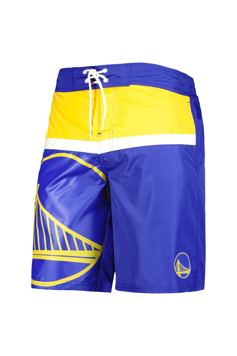 Men's G-III Sports by Carl Banks Royal Golden State Warriors Sea Wind Swim Trunks, Alternate, color, Royal