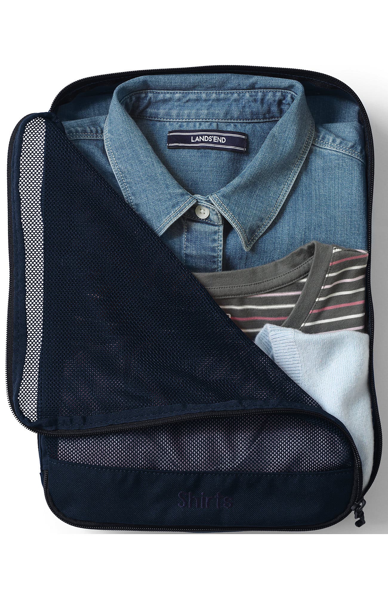 Lands' End Small Travel Packing Cube, Alternate, color, 